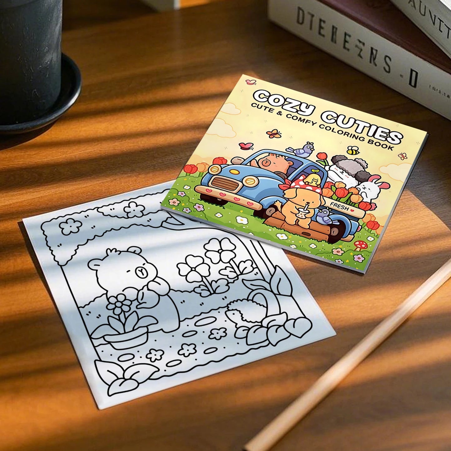 Livre de Coloriage Cosy - Cozy Cuties