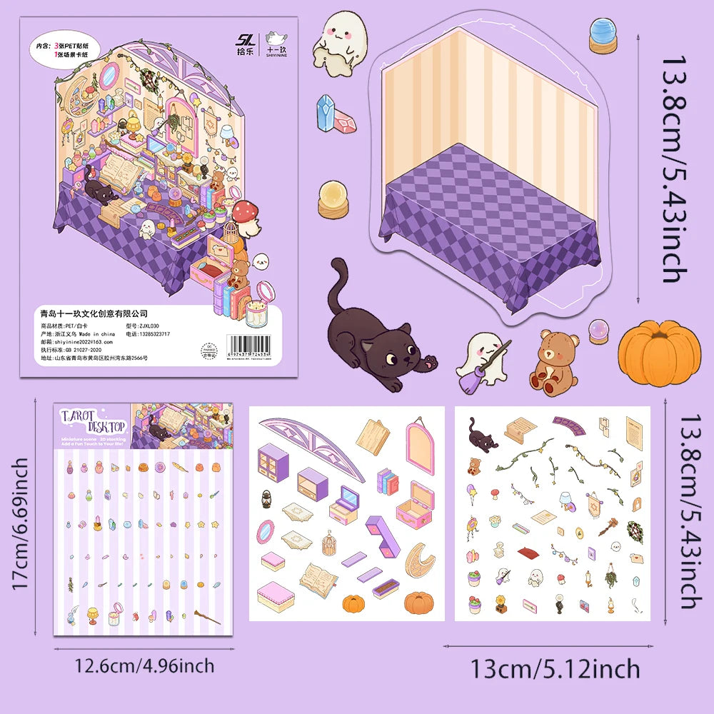 Mini Scène Cosy – Monde Miniature Tarot