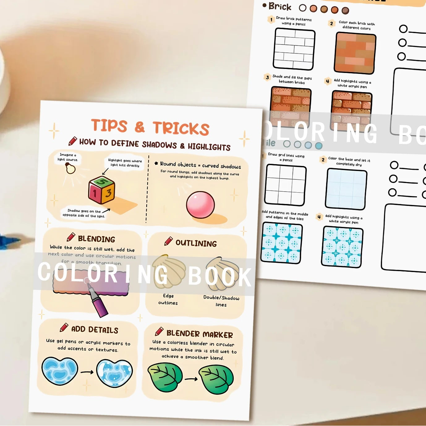 Livre de Coloriage - How to Draw Patterns