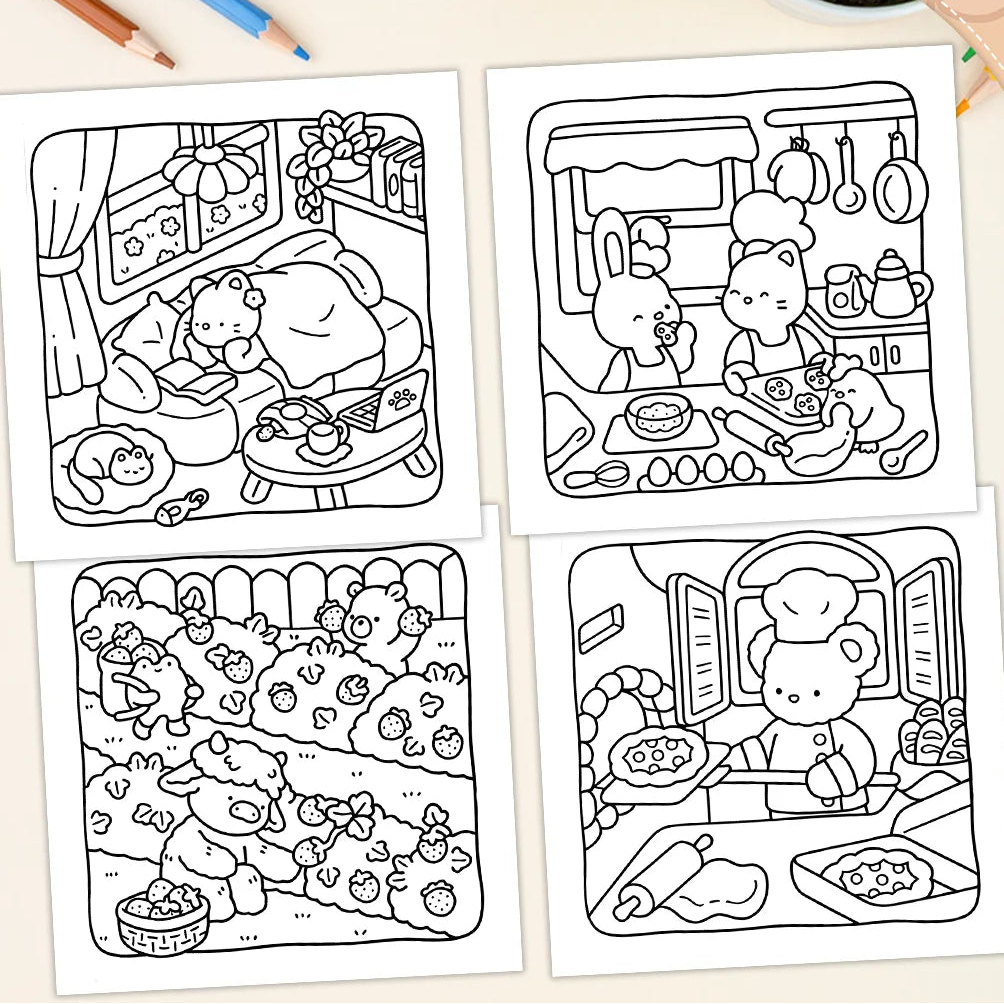 Livre de Coloriage Cosy - Calm Times