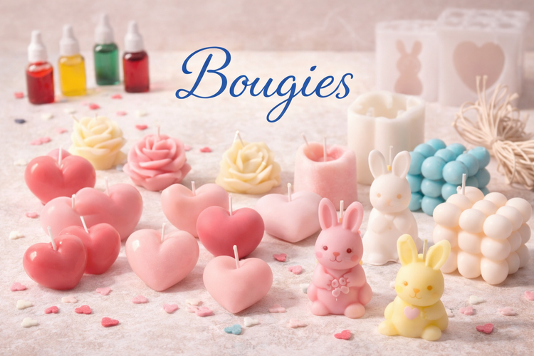 Bougies créatives