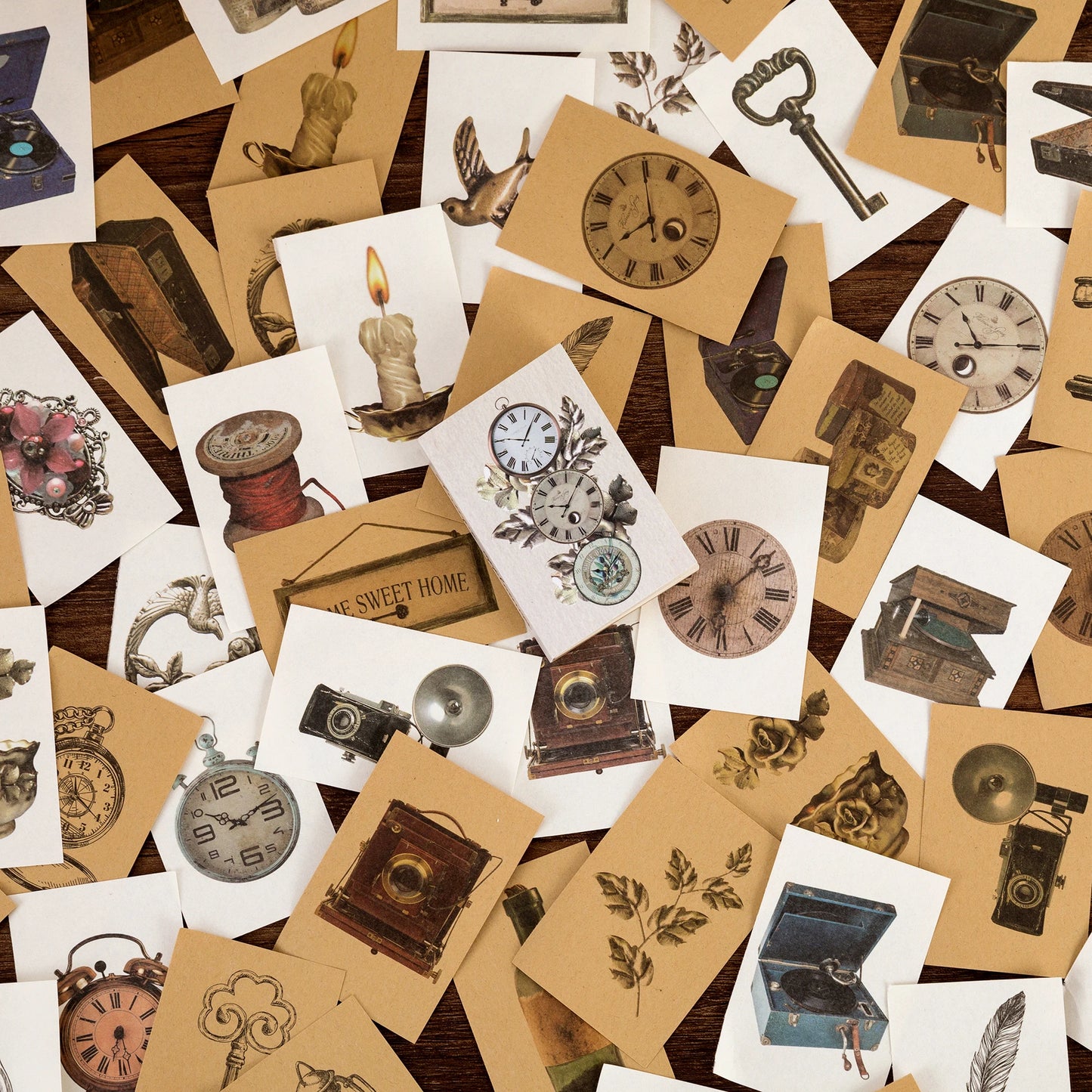 Papiers Scrapbooking Conte Féérique, Papillons & Plantes | 80 Pièces