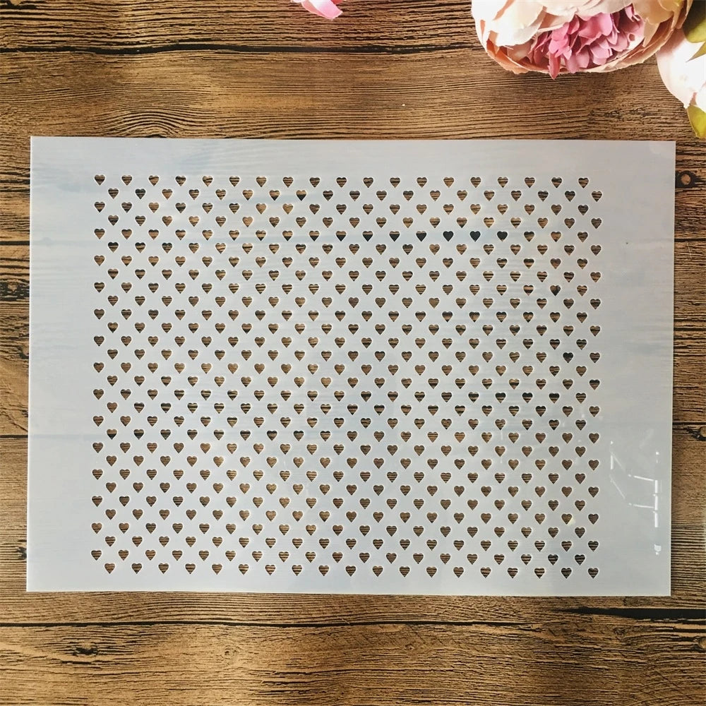 Pochoir Texture Herbe Fine – Superposition DIY | Format A4