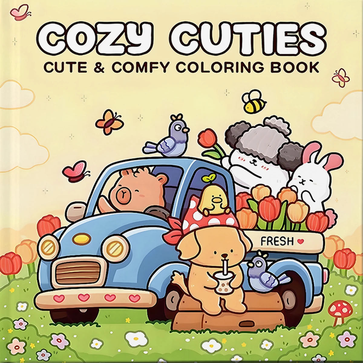 Livre de Coloriage Cosy - Cozy Cuties