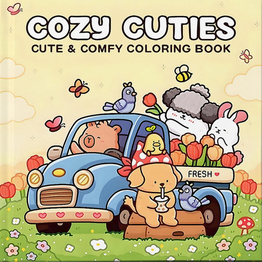 Livre de Coloriage Cosy - Cozy Cuties