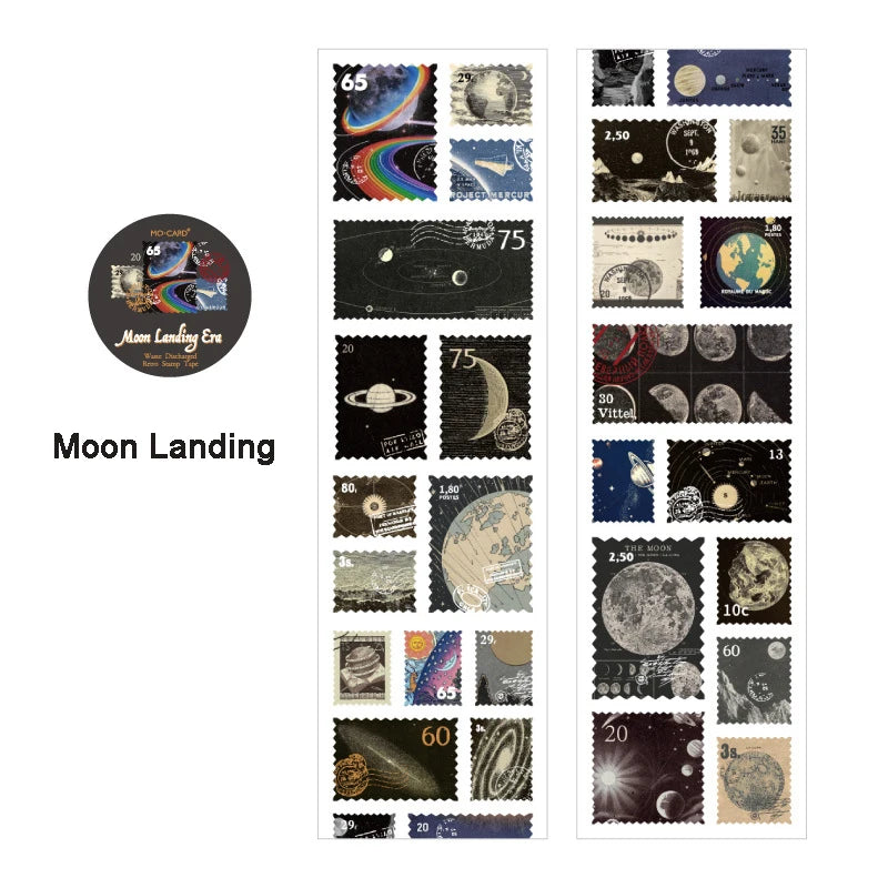 Stickers Timbres Vintage Botaniques