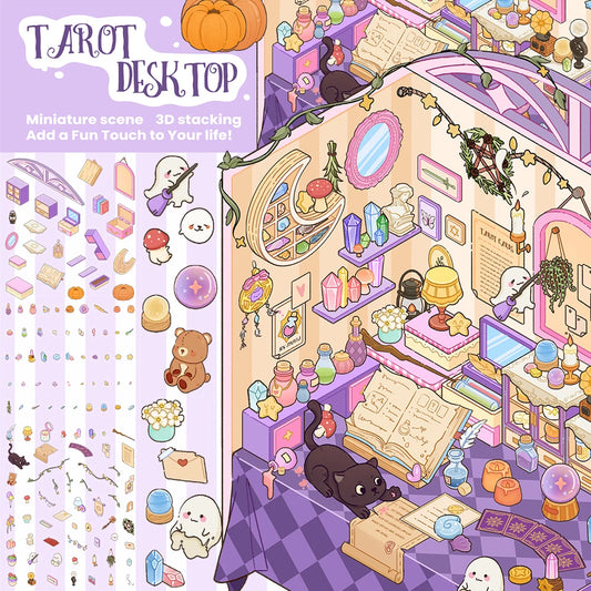 Mini Scène Cosy – Monde Miniature Tarot