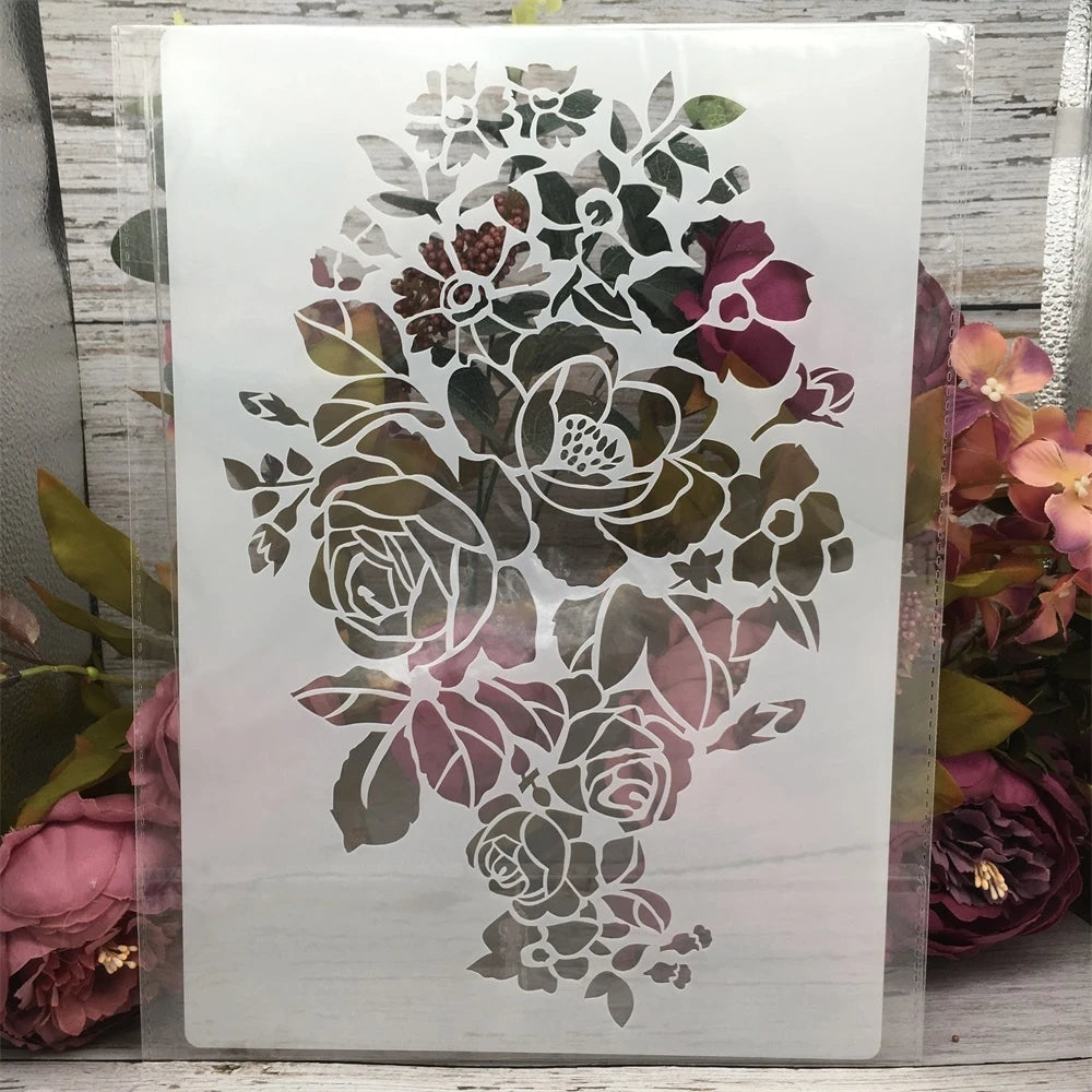 Pochoir Branches & Feuilles d’Érable | Format A4