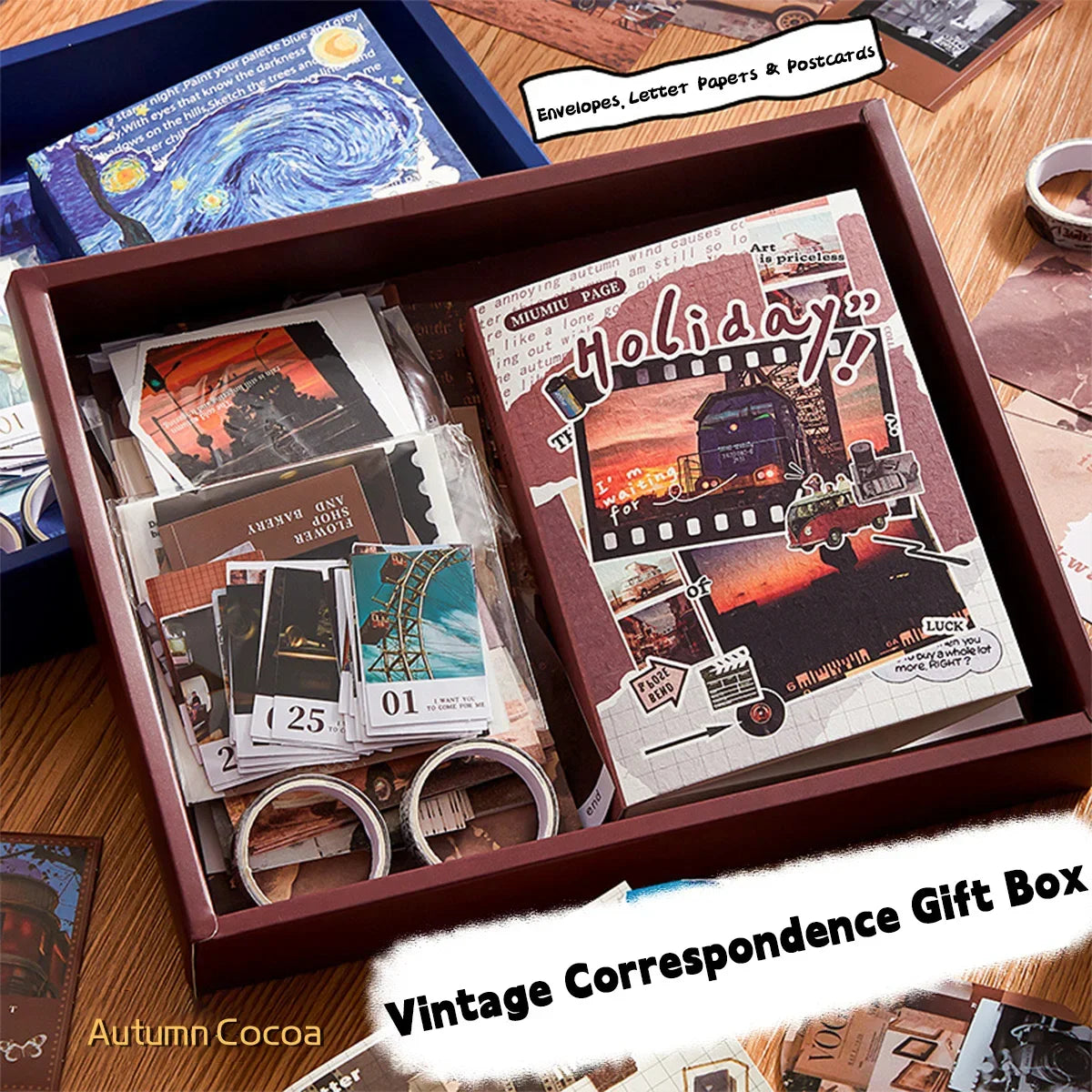 Kit Scrapbooking Voyage Vintage