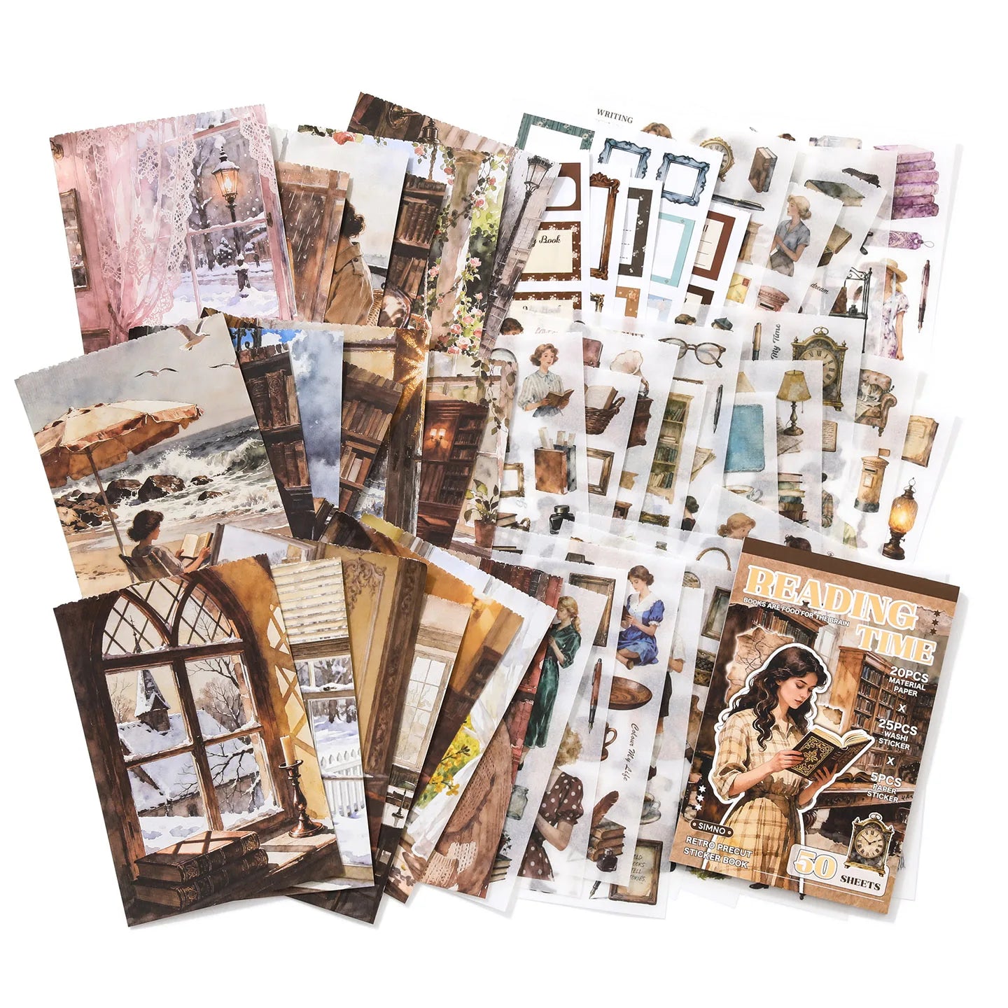 Livre de Stickers Inspiration Lecture