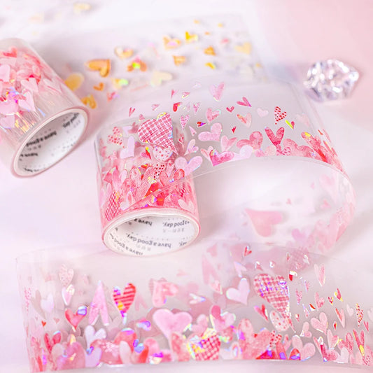 Washi Tape - Cœurs Love - Multichoix