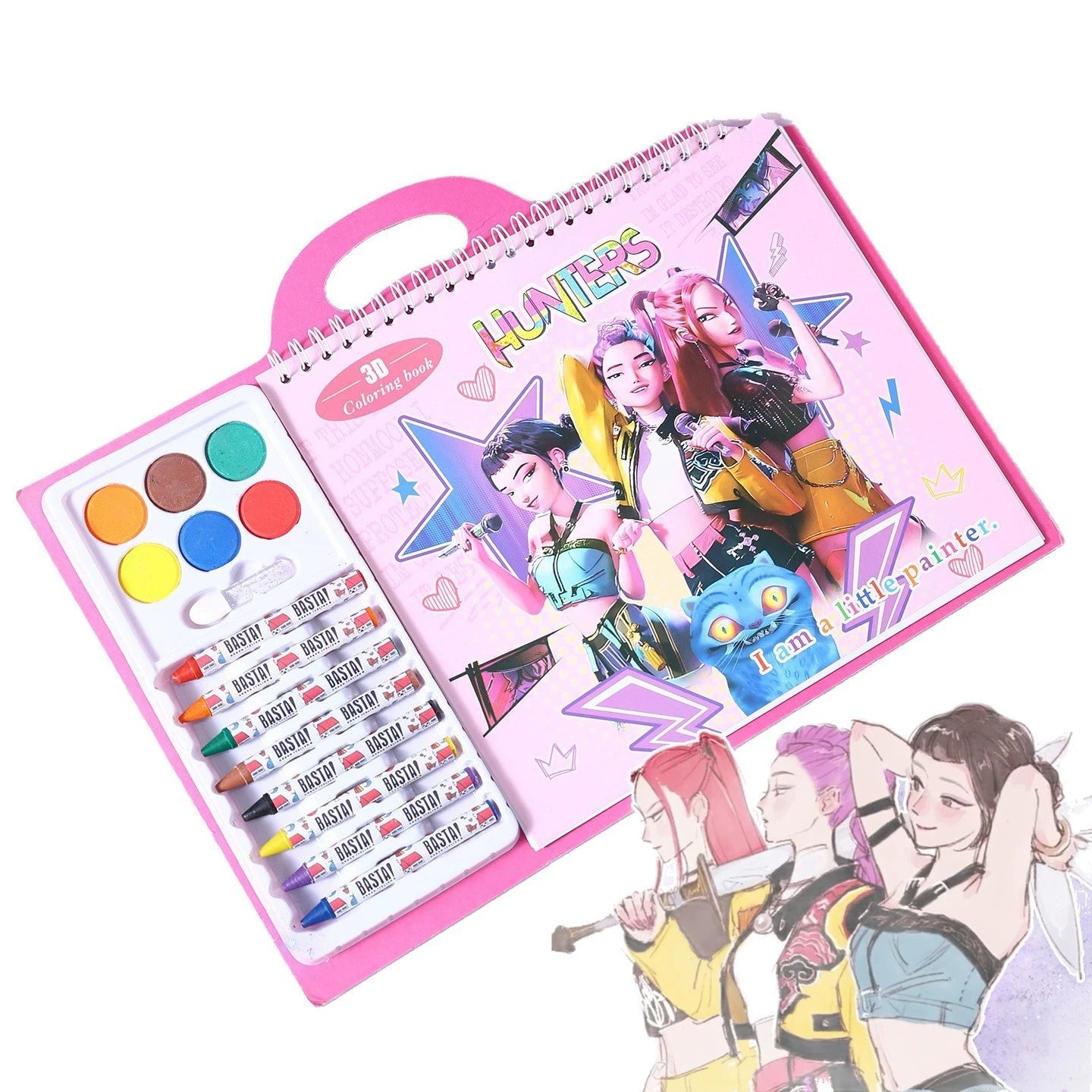 Kit Coloriage Créatif Inspiration K-Pop