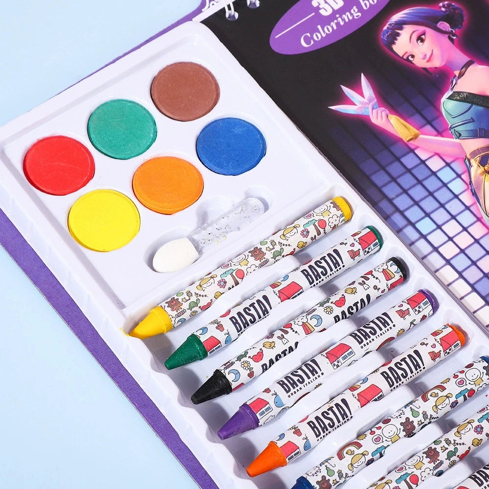 Kit Coloriage Créatif Inspiration K-Pop