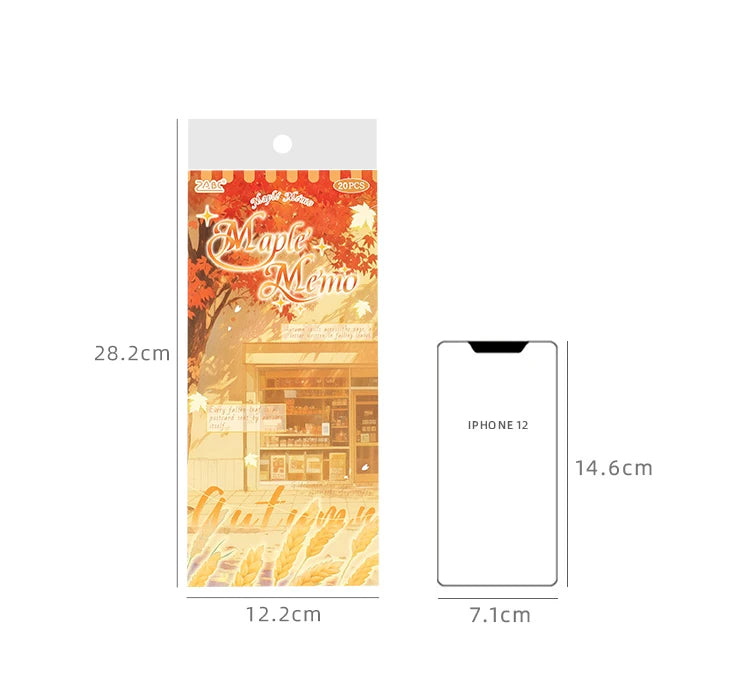 Livre de Stickers Transparents Paysages Aquarelle – 4 Saisons