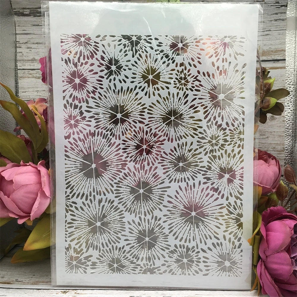 Pochoir Branches & Feuilles d’Érable | Format A4