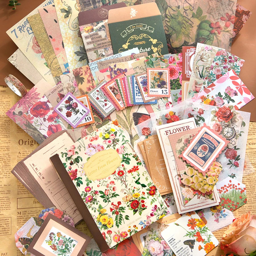 Kit Scrapbooking Fleurs