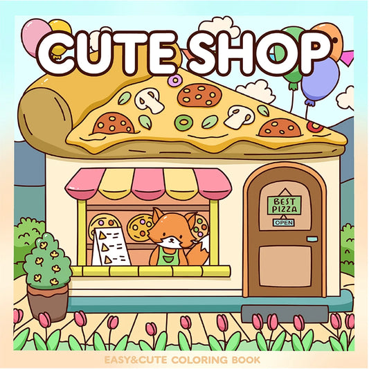 Livre de Coloriage Cosy - Cute Shop