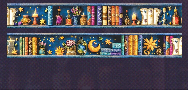 Washi Tape Bibliothèque Magique