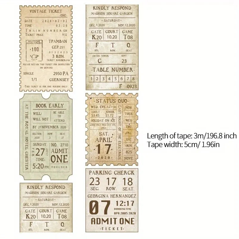 Washi Tape Vintage – Poèmes, Lettres & Botanique