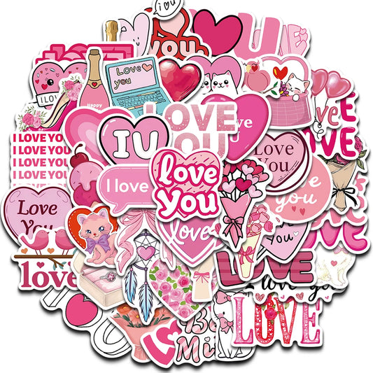 Stickers Love  | 50 Pièces