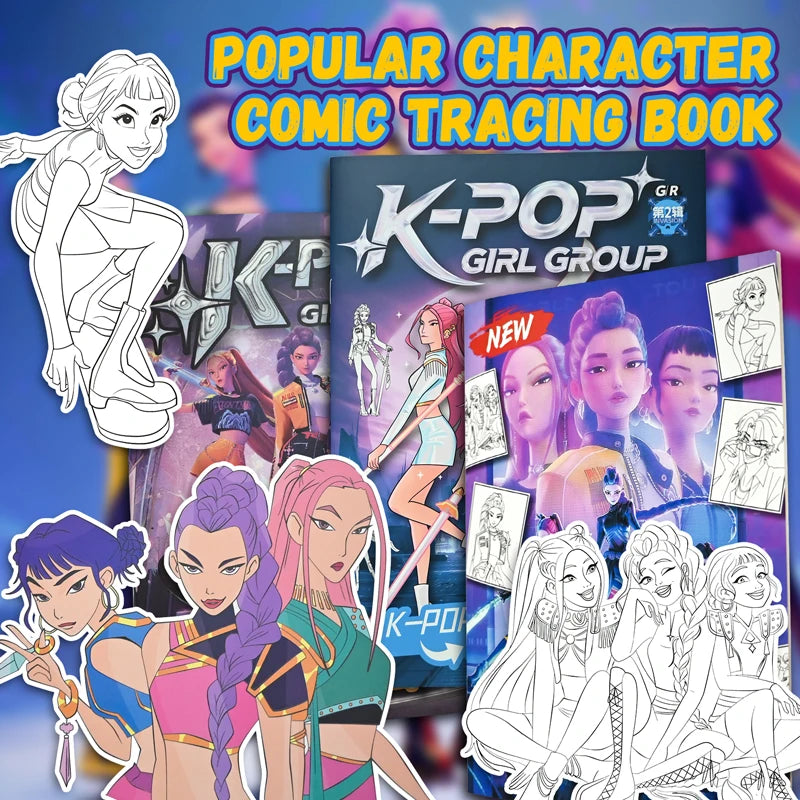 Livre de Coloriage  Inspiration K-Pop
