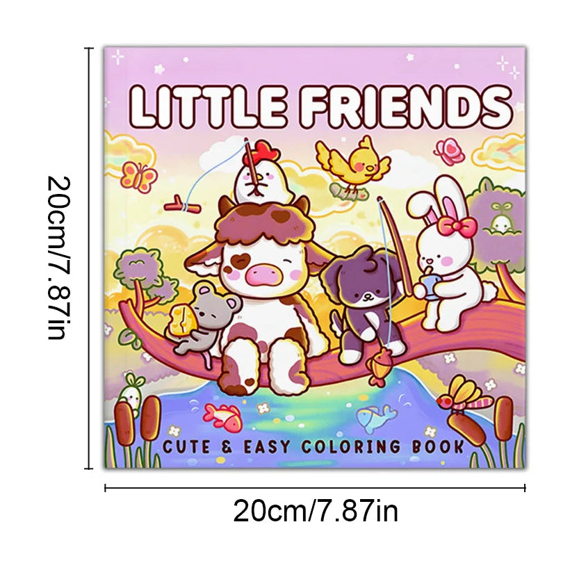 Livre de Coloriage Cosy - Little Friends