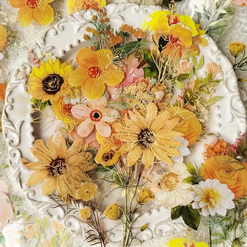 Stickers Vintage Fleurs & Plantes