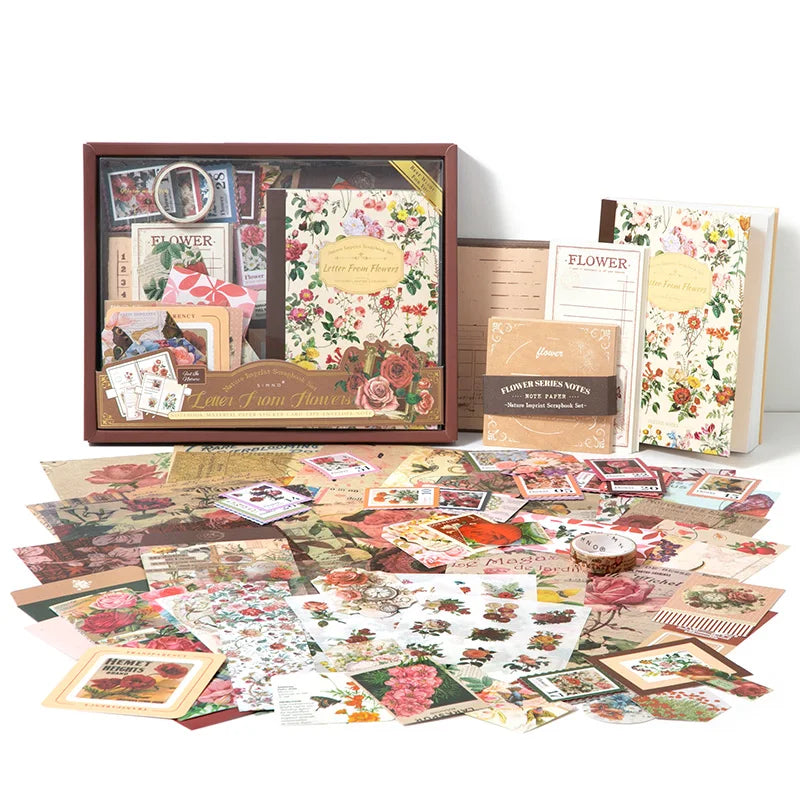 Kit Scrapbooking Fleurs
