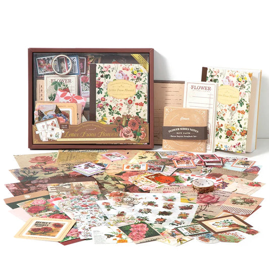 Kit Scrapbooking Fleurs