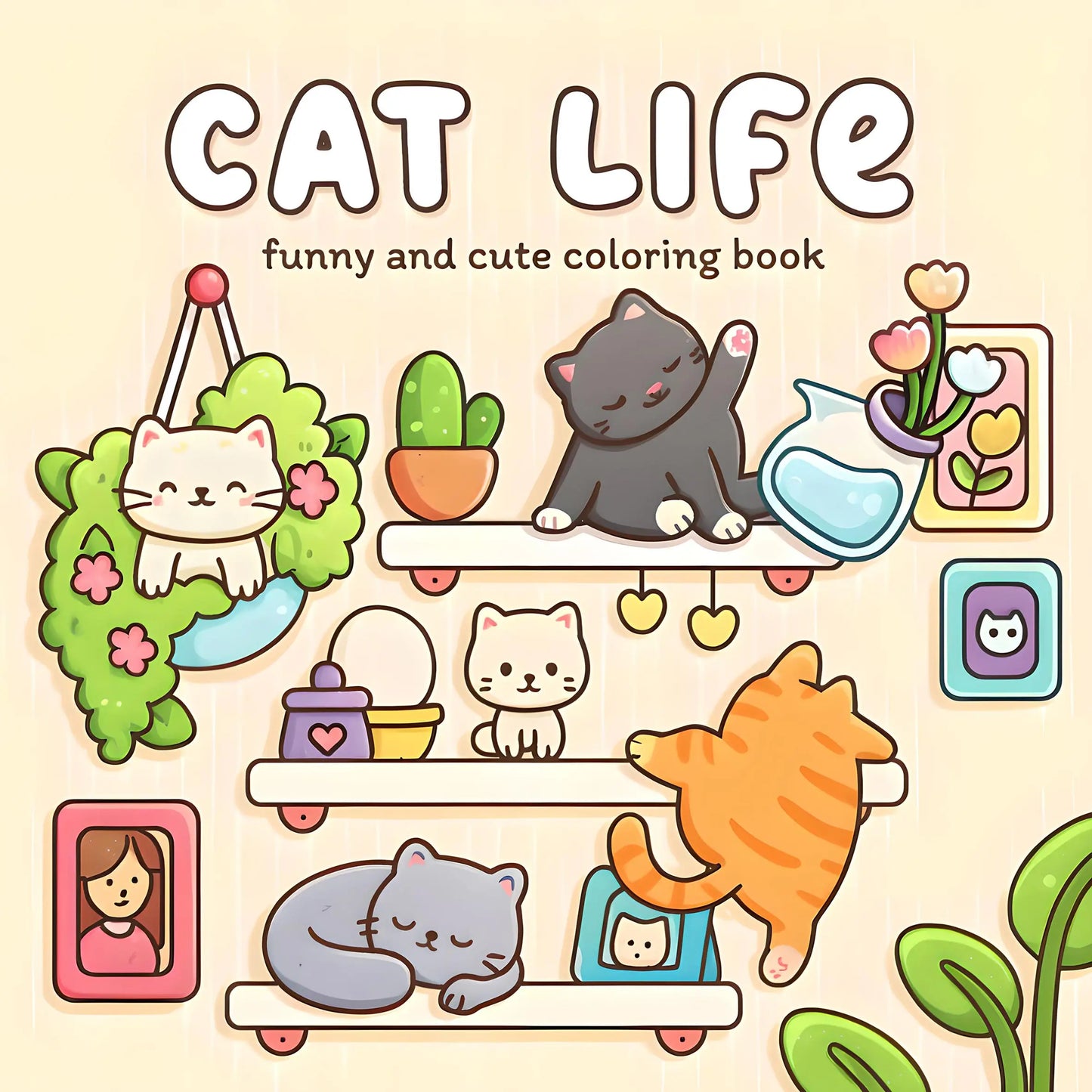 Livre de Coloriage Cosy - Cat Life