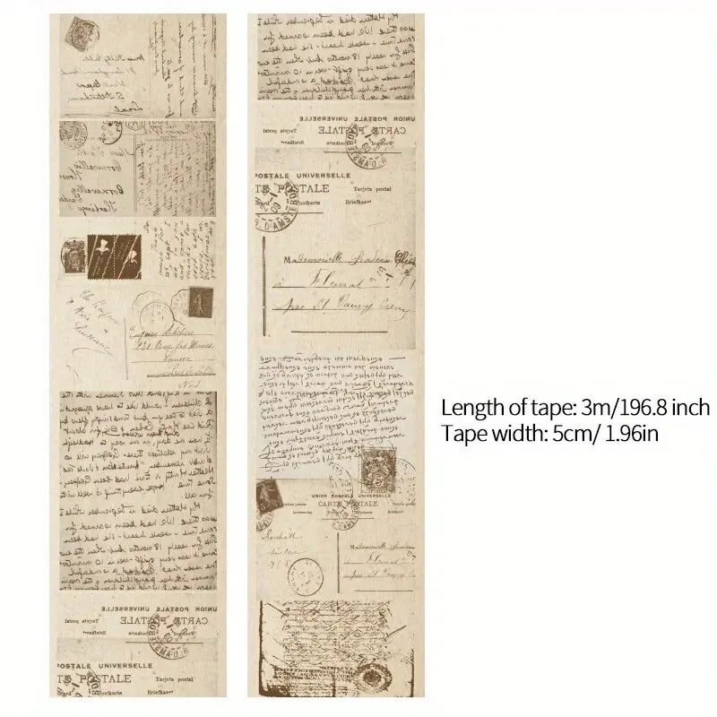 Washi Tape Vintage – Poèmes, Lettres & Botanique