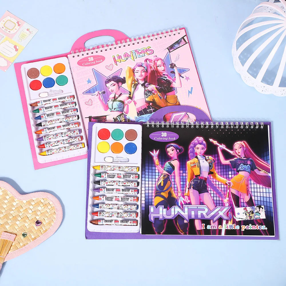 Kit Coloriage Créatif Inspiration K-Pop