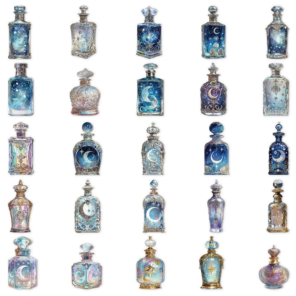 Stickers Lune & Sorcellerie  | 50 Pièces