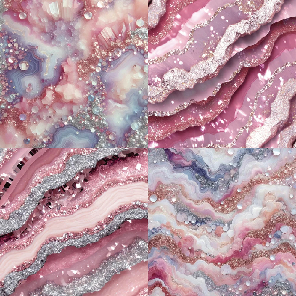 Papiers Scrapbooking Quartz Rose – K-pop | 24 Feuilles