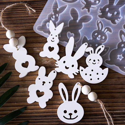 Moule Pendentifs Lapin de Pâques – Bijoux & Accessoires DIY