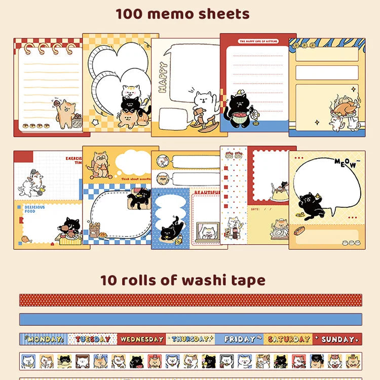 Kit Scrapbooking Kawaii Chat