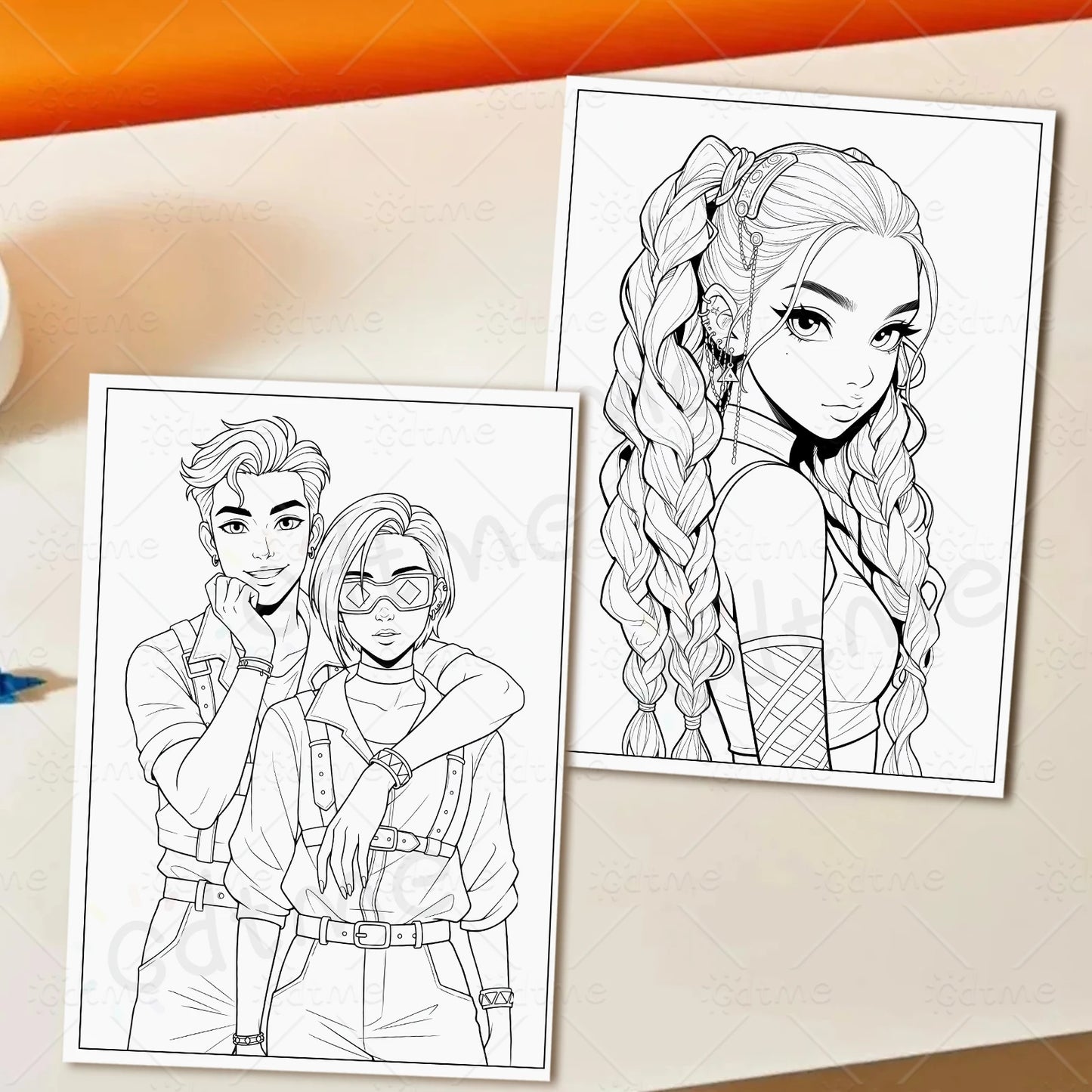 Livre de Coloriage K-Pop Live