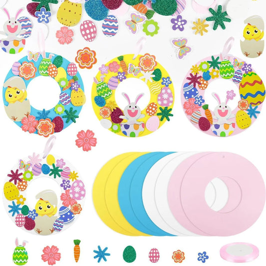 Kit Créatif Couronne de Pâques – Feutrine & Accessoires DIY
