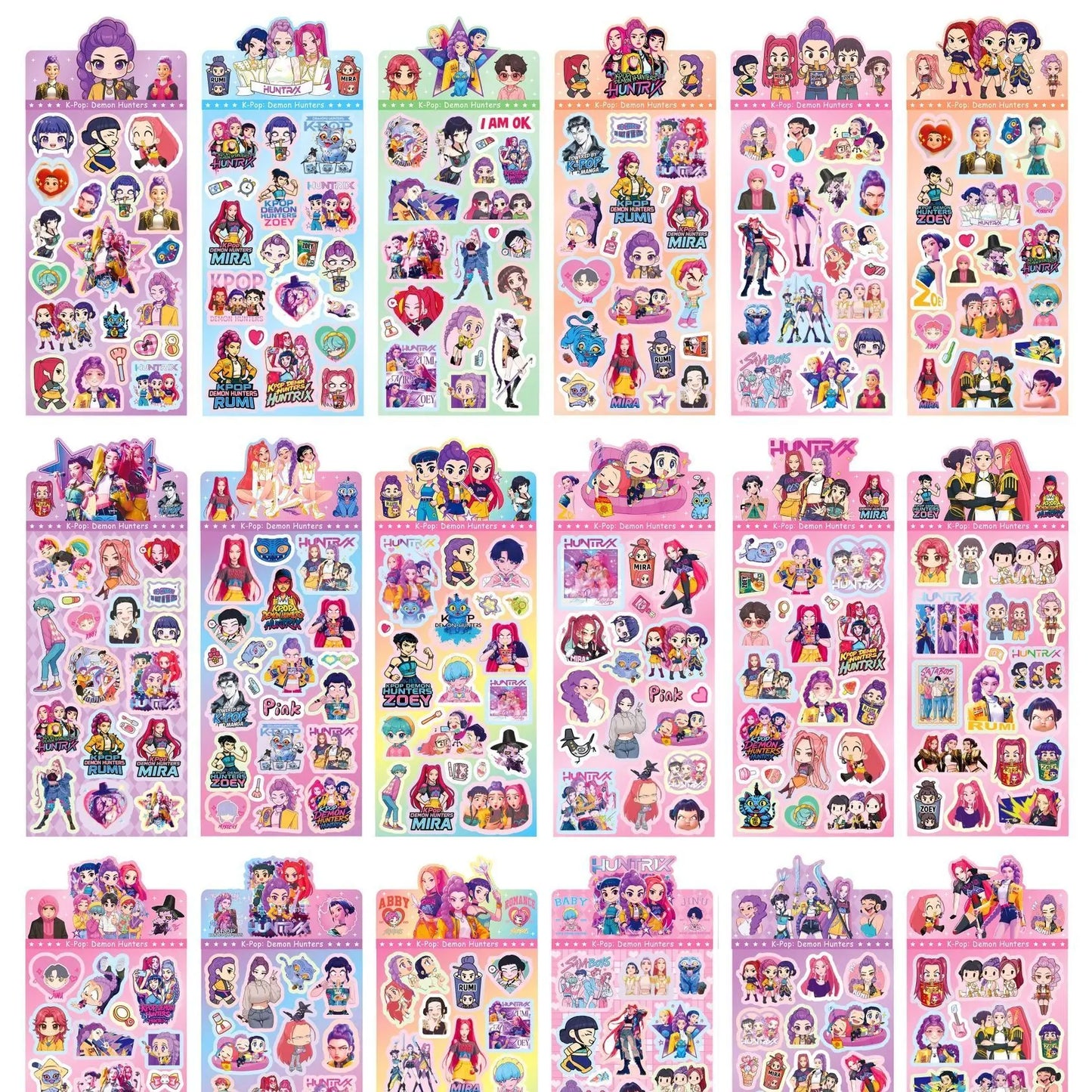 Stickers laser Inspiration K-Pop – Esthétique Pop & Graphique