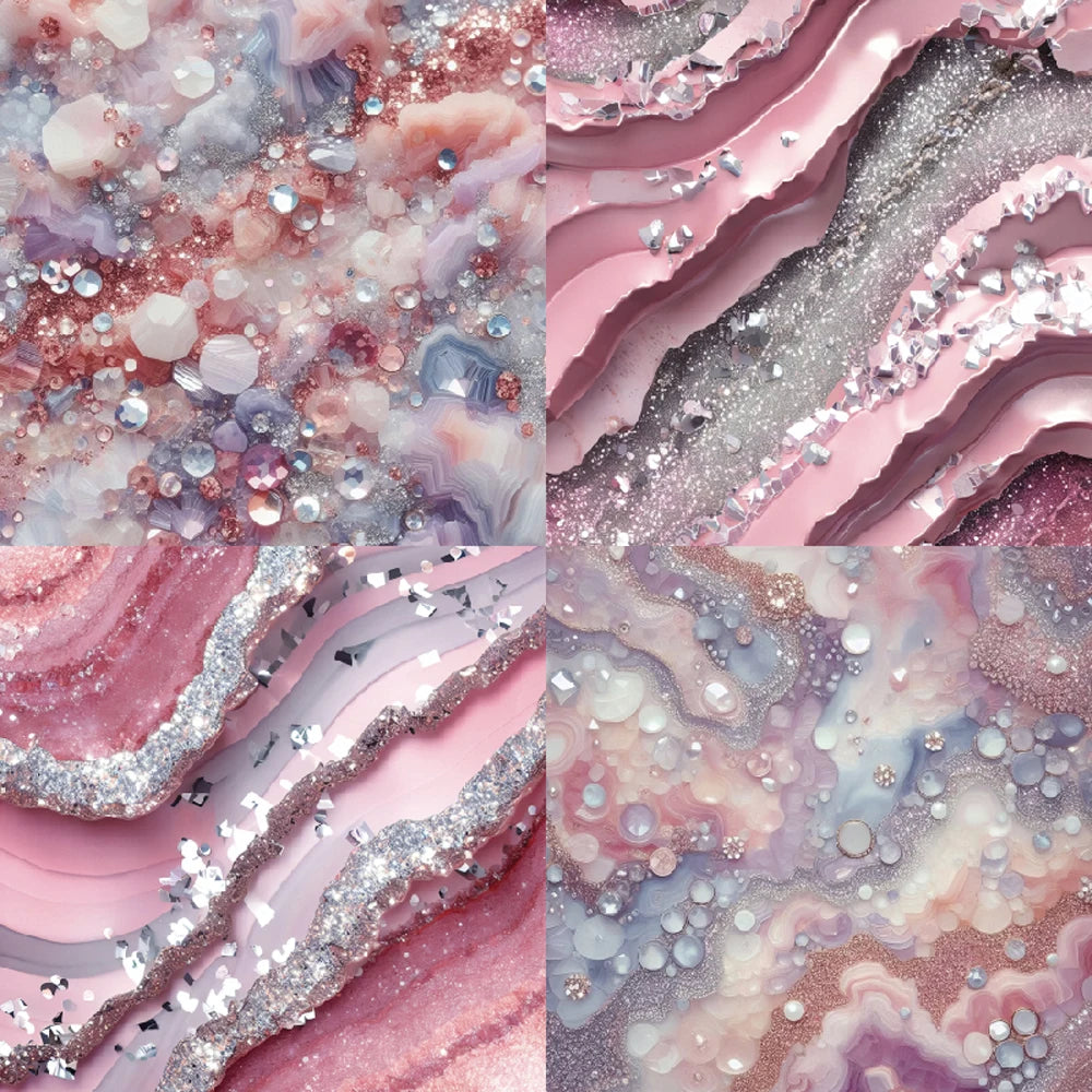 Papiers Scrapbooking Quartz Rose – K-pop | 24 Feuilles