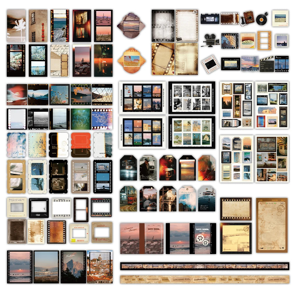 Kit Scrapbooking Cinéma Rétro