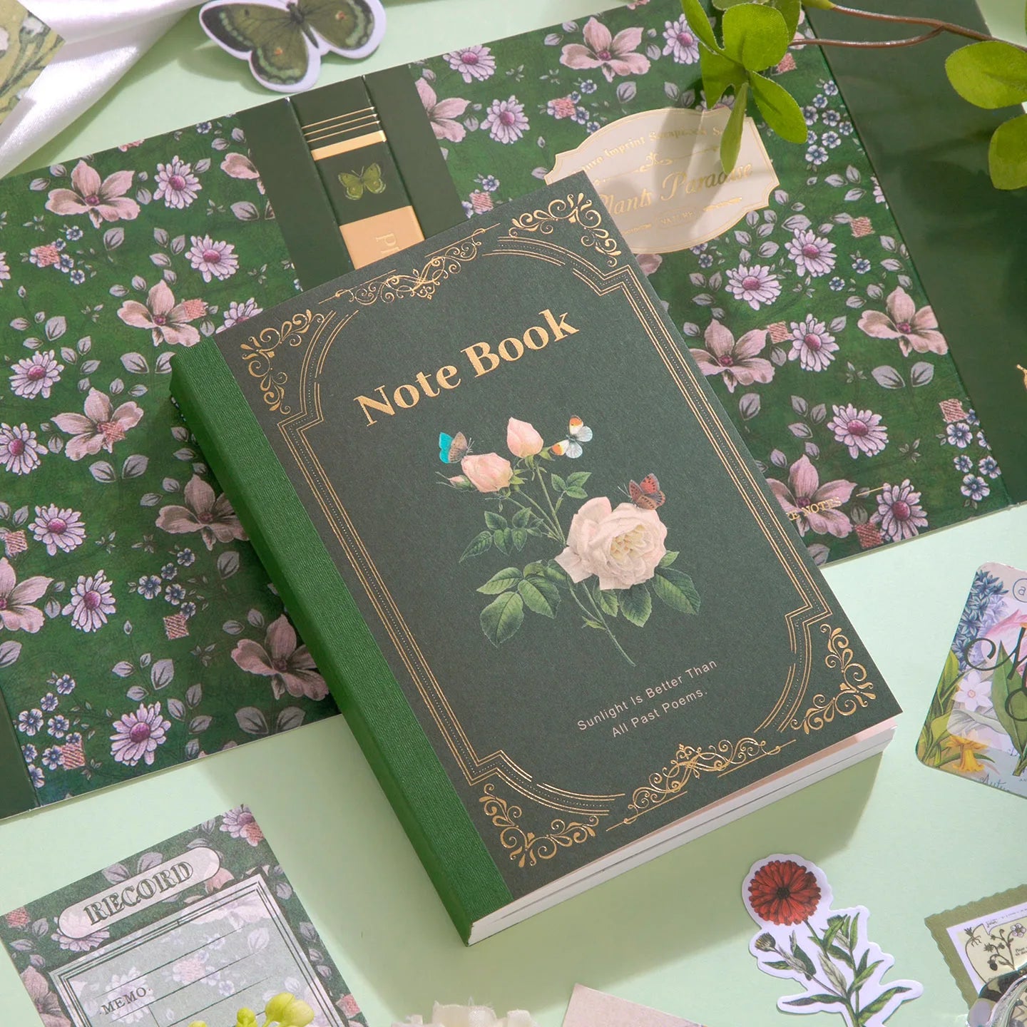 Kit Scrapbooking Botanique Vintage