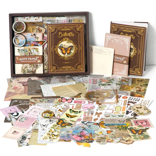 Kit Scrapbooking Papillon Vintage