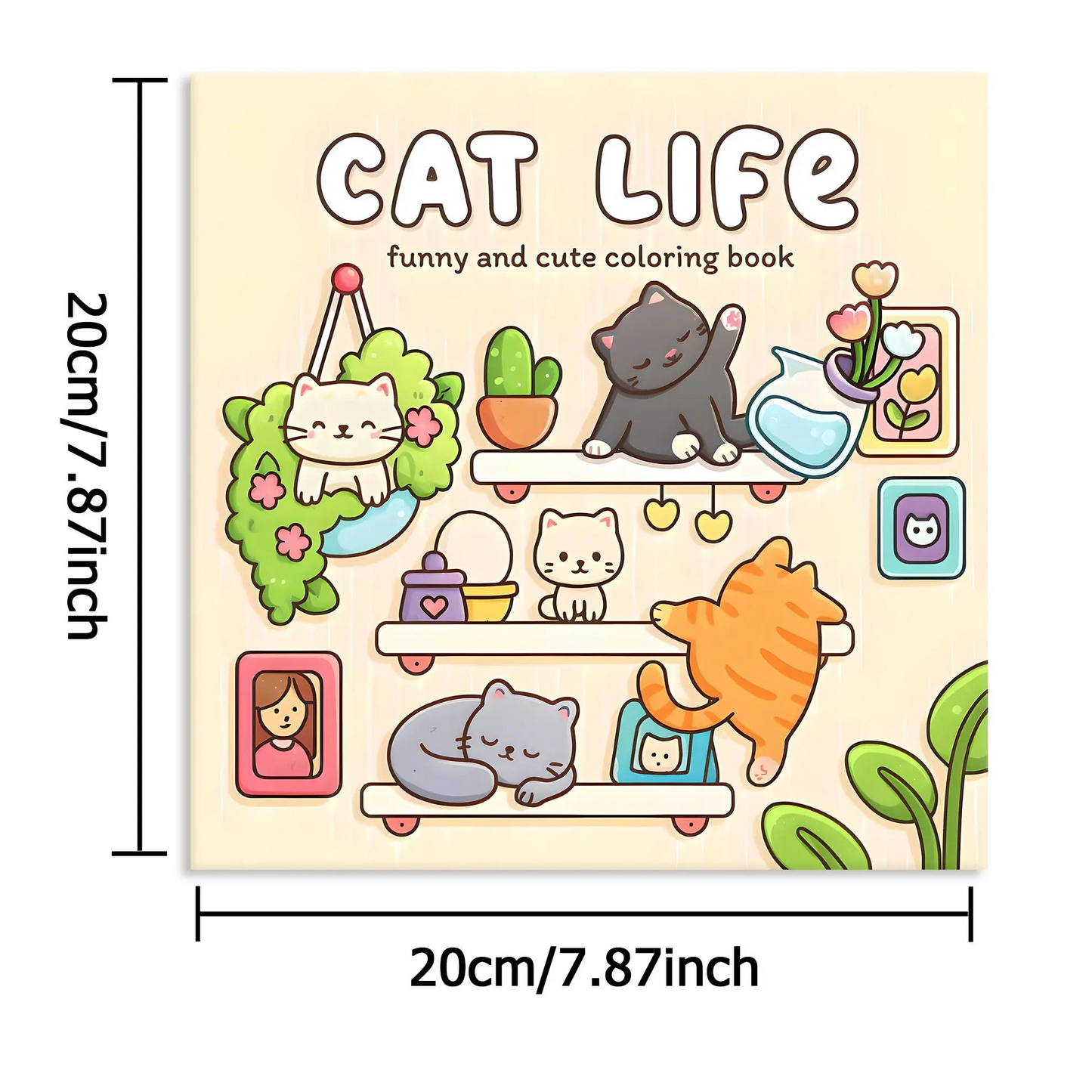 Livre de Coloriage Cosy - Cat Life