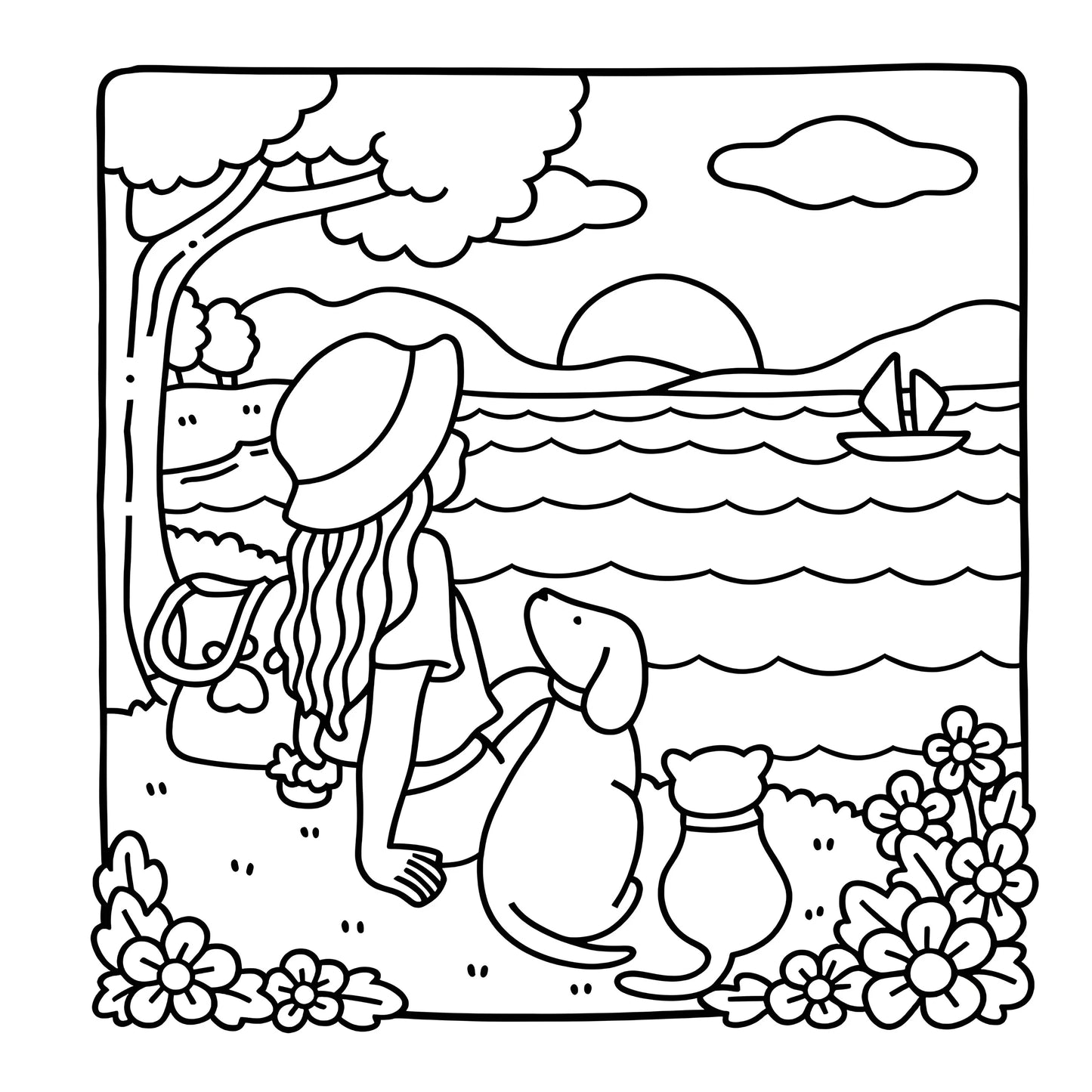 Livre de Coloriage Cosy – Cozy Girl Vibes